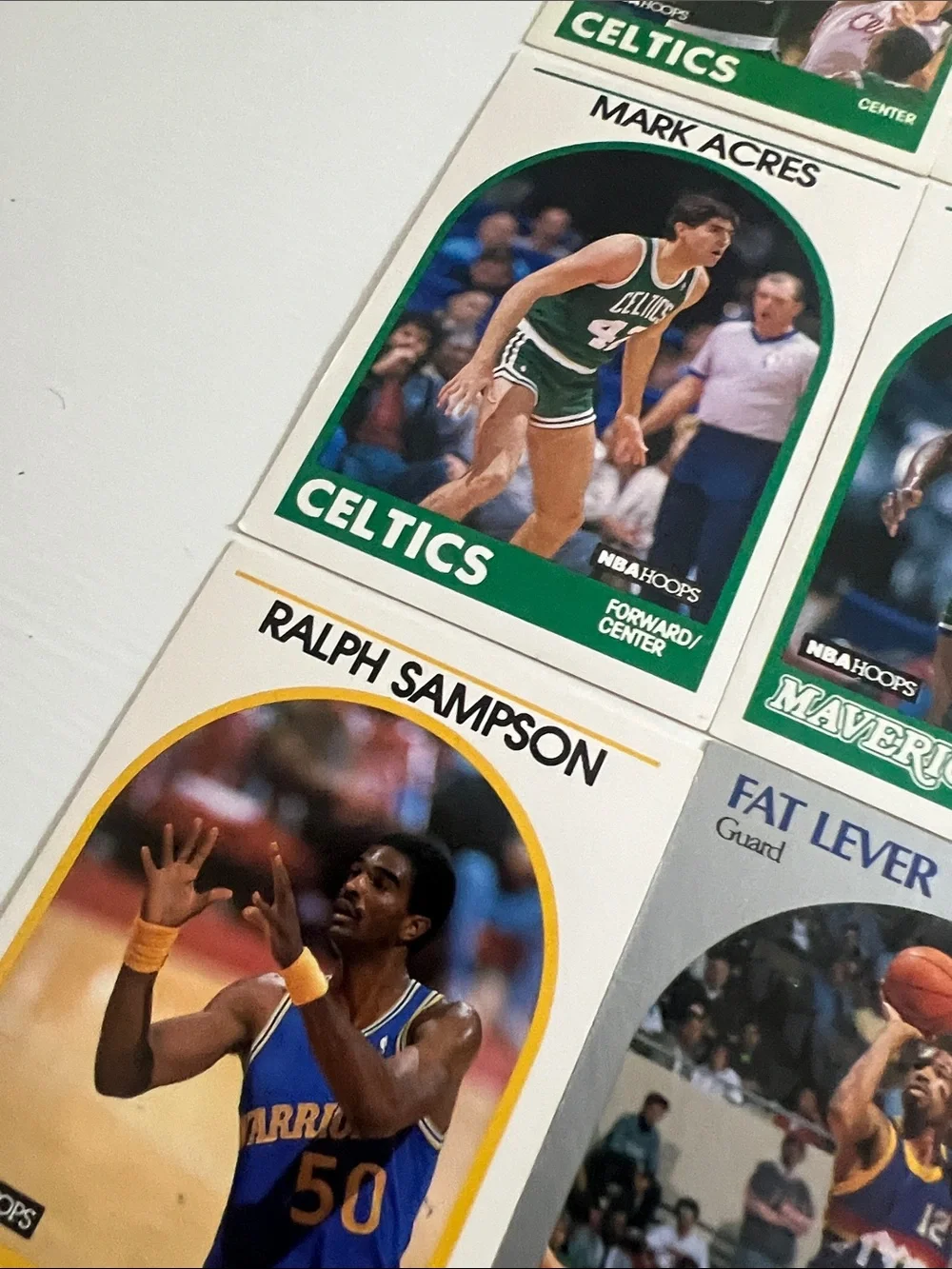 1990-91s NBA Hoops Basketball Card Lot (13 in Lot)